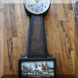 D21. Gilbert banjo clock. 